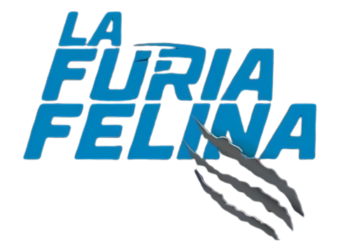 La Furia Felina Logo with the words La Furia Felina and a cat scratch over them